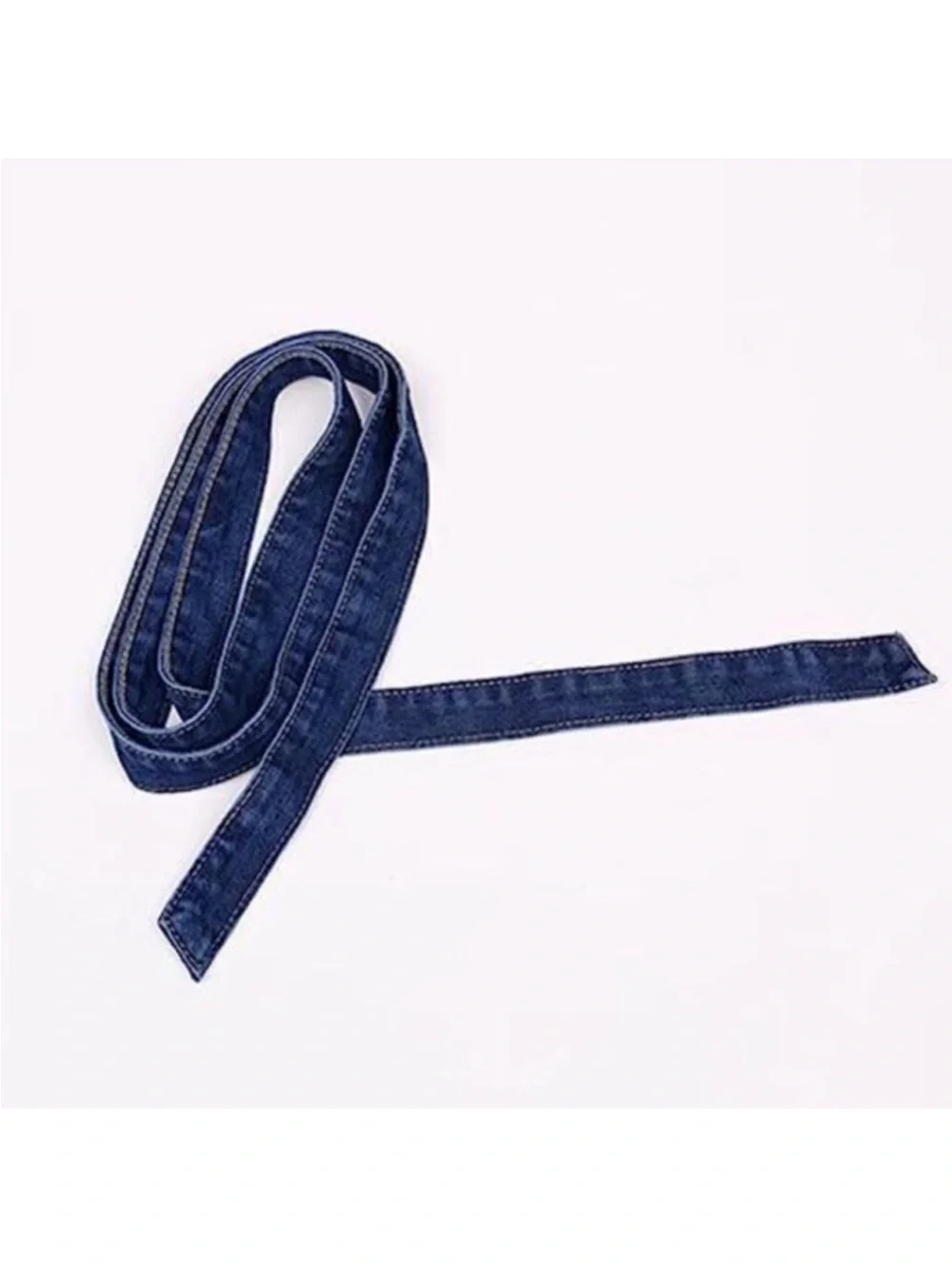 Women Denim Waist Belt Self Tie Waist Band For Pants Jeans new